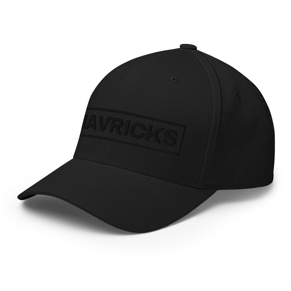 mavricks_flexfit_hat_black_black_side_profile