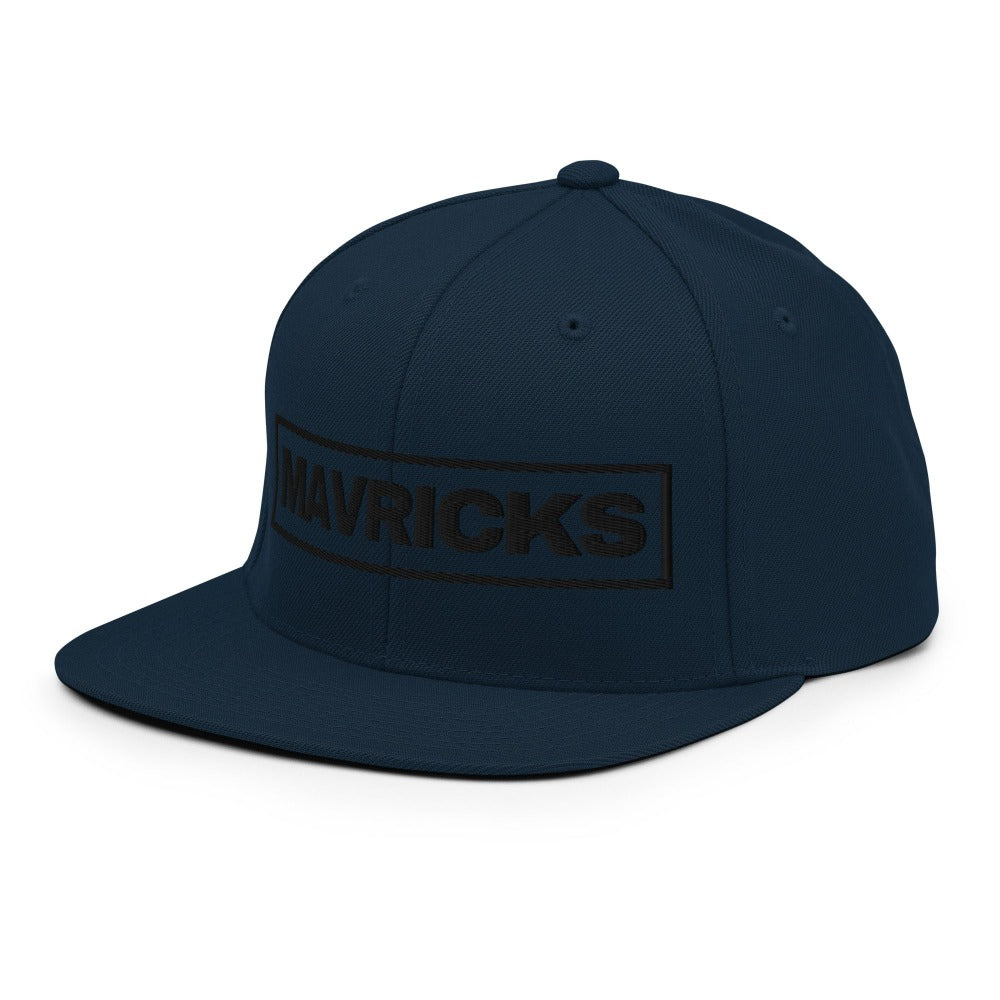 mavricks_snapback_hat_darknavyblue_black_side_profile